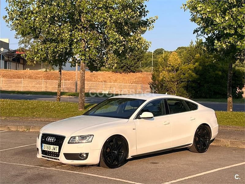 Blanco Usado 2010 Audi A5 Sportback Berlina | 12.500 € (Precio justo) - Imagen 1/4