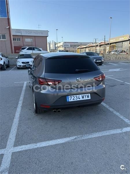 Gris / plata Usado 2014 Seat Leon FR Berlina | 12.850 € (Buen precio) - Imagen 1/4