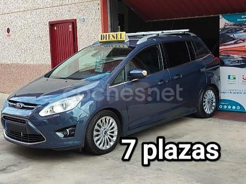 Azul Usado 2012 Ford Grand C-Max Titanium Monovolumen | 6800 € (Precio justo) - Imagen 1/4
