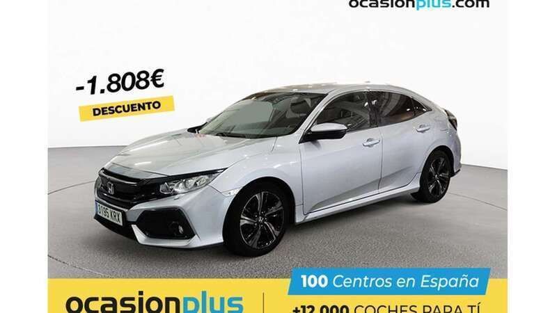 Gris Usado 2018 Honda Civic Elegance Utilitario | 18.082 € (Precio justo) - Imagen 1/4
