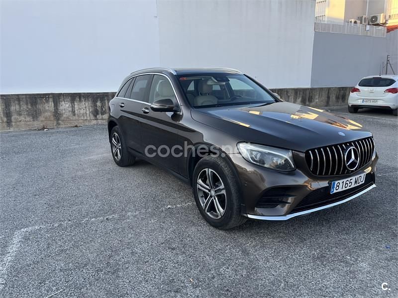 Usado Mercedes GLC250 AMG line 204 CV (150 kW) 2016 Marrón SUV