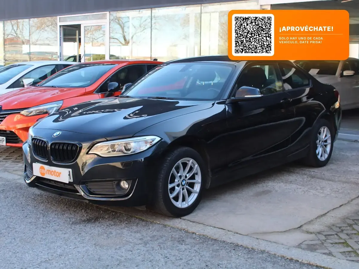Usado BMW 218 136 CV (100 kW) 2016 Negro Coupe