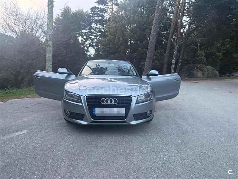 Usado Audi A5 190 CV (139 kW) 2008 Gris / plata Coupe