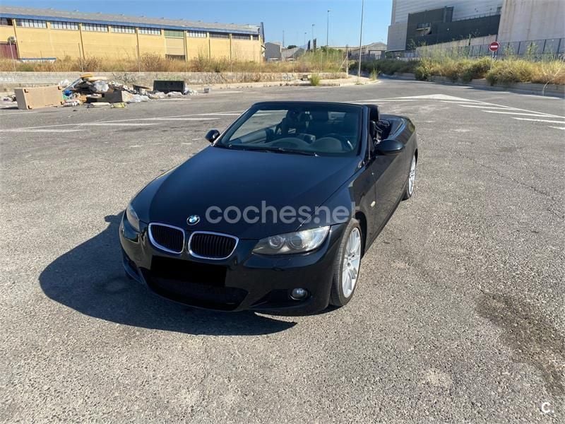 Negro Usado 2009 BMW 320 Cabriolet Descapotable | 12.000 € (Precio justo) - Imagen 1/4