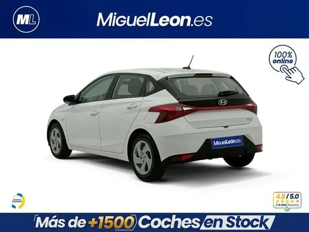 Usado Hyundai i20 84 CV (61 kW) 2021 Blanco Utilitario