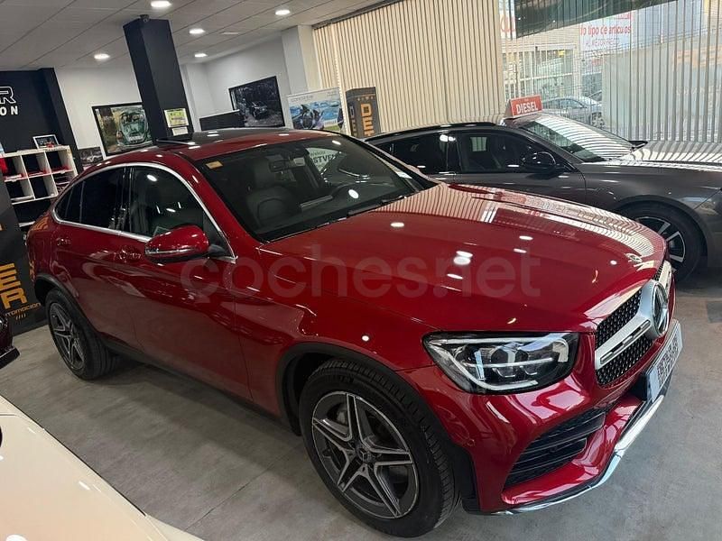 Usado Mercedes GLC220 194 CV (142 kW) 2021 Rojo Coupe