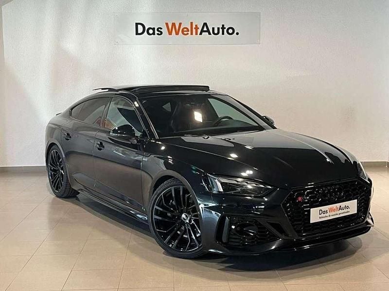 Usado Audi RS5 Sportback Exclusive 450 CV (330 kW) 2022 Negro Berlina
