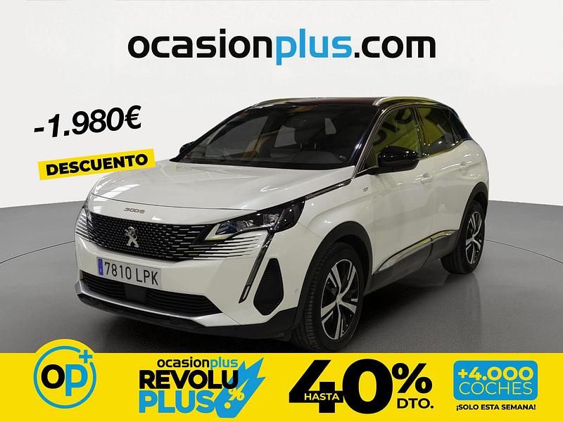 Usado Peugeot 3008 GT 130 CV (95 kW) 2021 Blanco Pickup/Camioneta