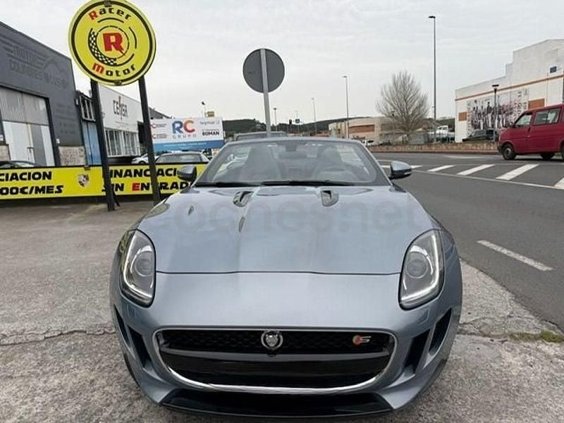 Usado Jaguar F-Type S 495 CV (364 kW) 2013 Gris / plata Descapotable