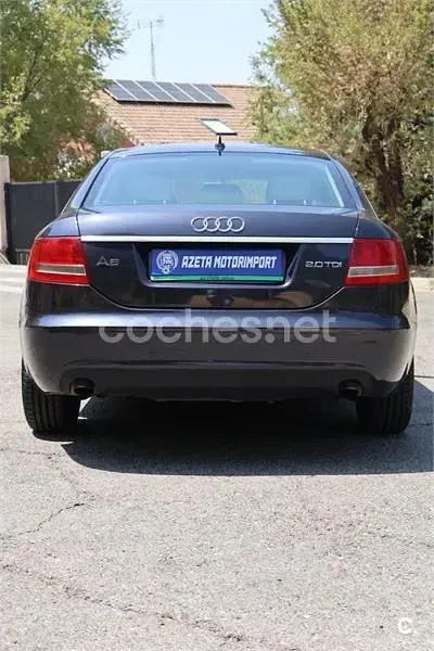 Usado Audi A6 140 CV (102 kW) 2008 Negro Berlina