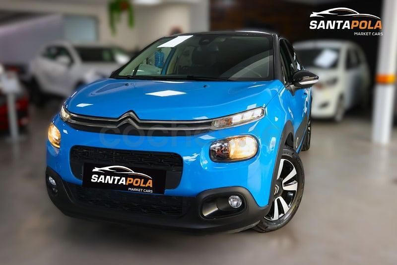 Usado Citroën C3 Shine 99 CV (72 kW) 2019 Azul Utilitario