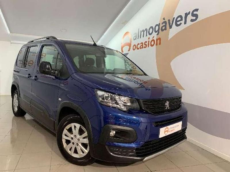 Usado Peugeot Rifter GT-line 131 CV (96 kW) 2019 Azul Monovolumen