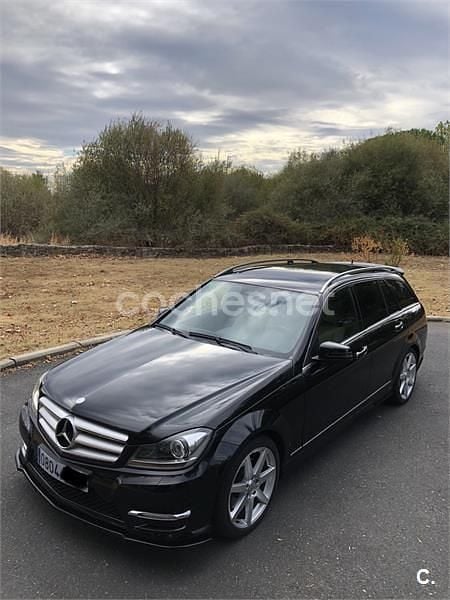 Usado Mercedes C350 306 CV (225 kW) 2012 Negro Familiar