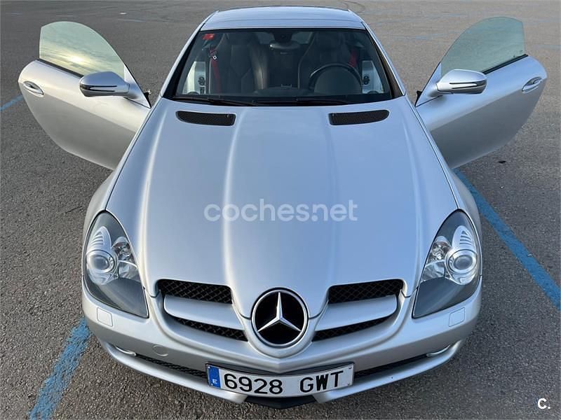 Gris / plata Usado 2010 Mercedes SLK200 Descapotable | 17.000 € (Precio justo) - Imagen 1/4