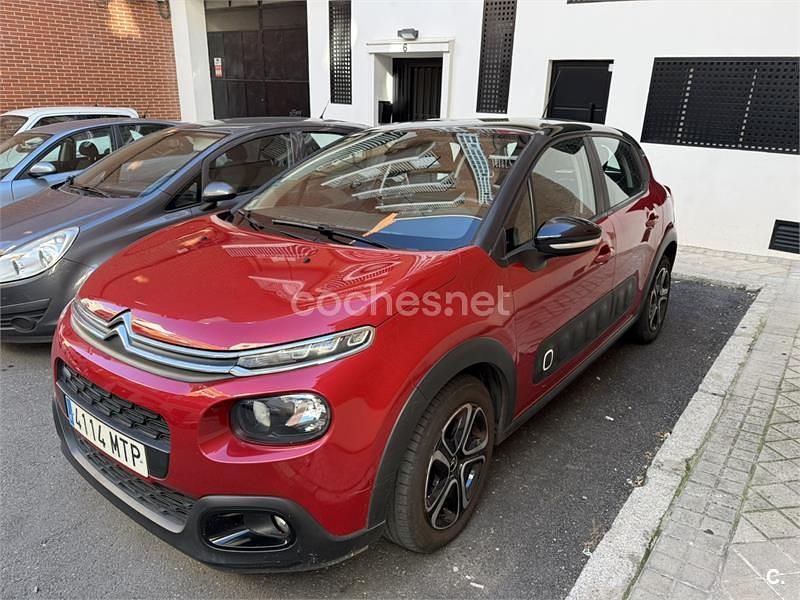Usado Citroën C3 Feel 110 CV (80 kW) 2017 Rojo Berlina