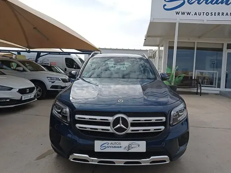 Usado Mercedes GLB200 150 CV (110 kW) 2021 Azul SUV