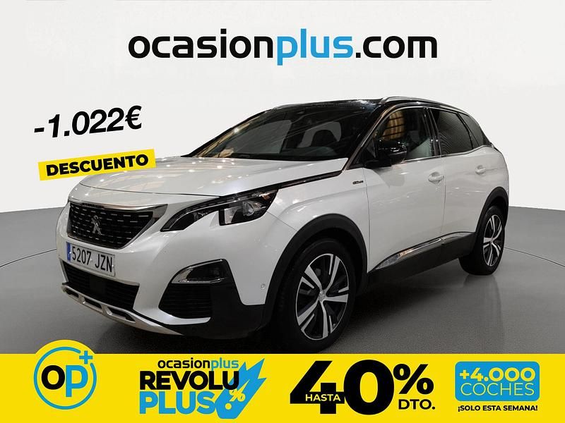 Usado Peugeot 3008 GT-line 120 CV (88 kW) 2017 Blanco SUV