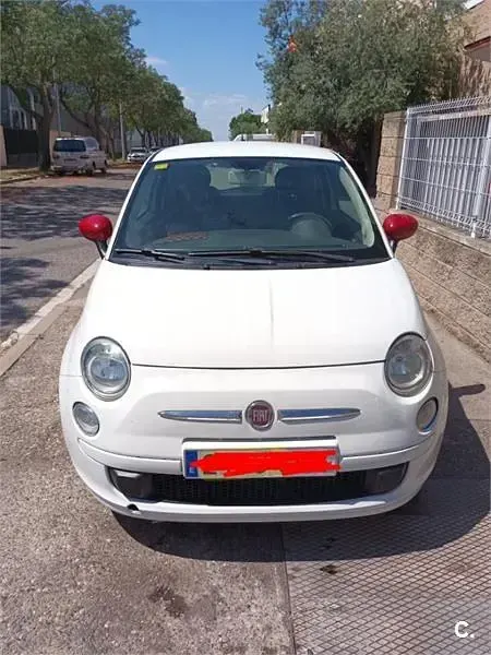 Usado Fiat 500 Lounge 69 CV (50 kW) 2009 Blanco Descapotable