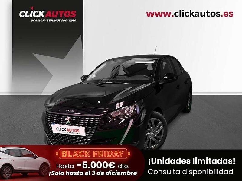 Negro Usado 2022 Peugeot 208 Active Utilitario | 9500 € (Super precio) - Imagen 1/4