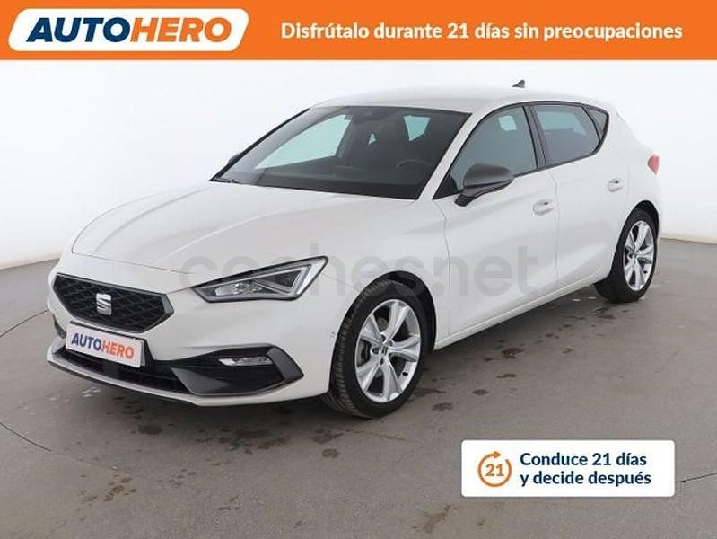 Usado Seat Leon FR 204 CV (150 kW) 2024 Blanco Berlina