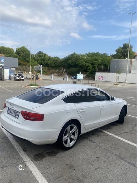 Usado Audi A5 Sportback 143 CV (105 kW) 2010 Blanco Utilitario