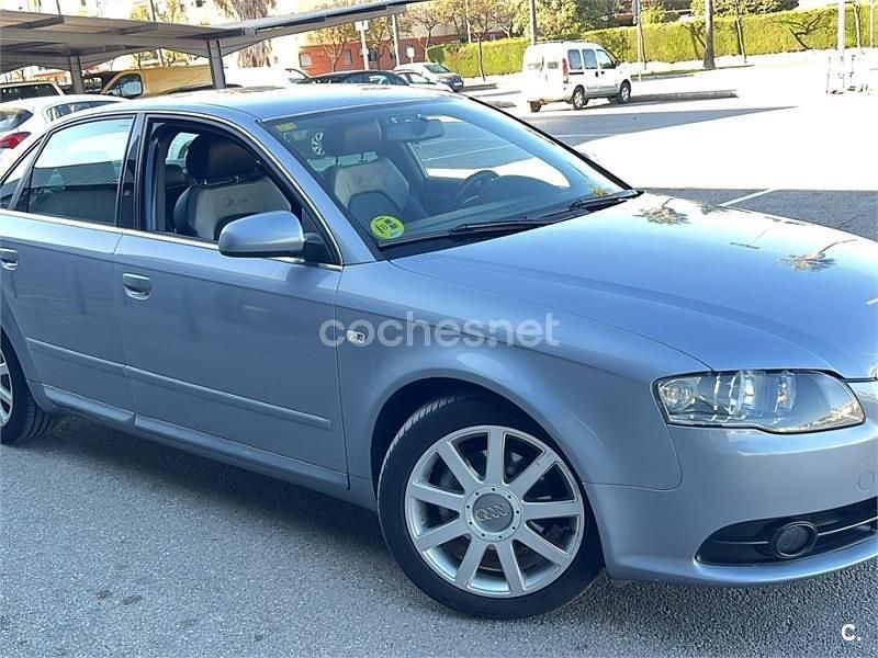 Usado Audi A4 S-Line 140 CV (102 kW) 2008 Gris / plata Berlina