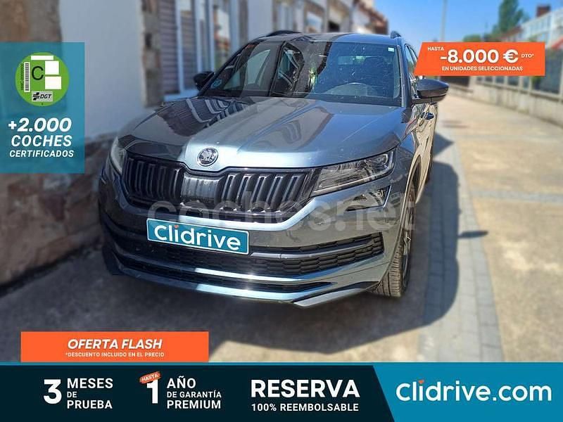 Gris / plata Usado 2018 Skoda Kodiaq SportLine SUV | 24.990 € (Buen precio) - Imagen 1/3