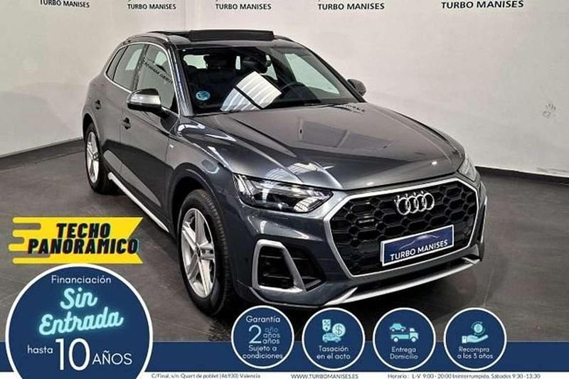 Gris Usado 2023 Audi Q5 S-Line SUV | 44.990 € (Un poco caro) - Imagen 1/4
