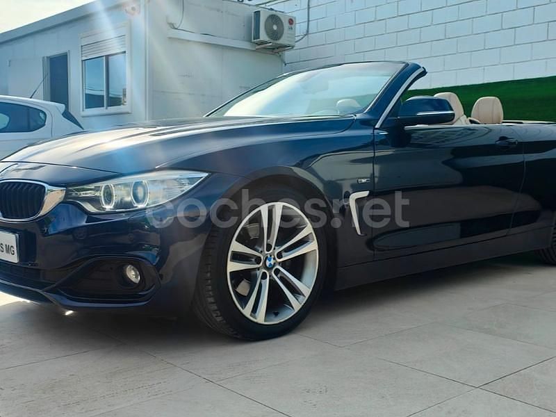 Azul Usado 2015 BMW 420 Descapotable | 17.990 € (Super precio) - Imagen 1/4
