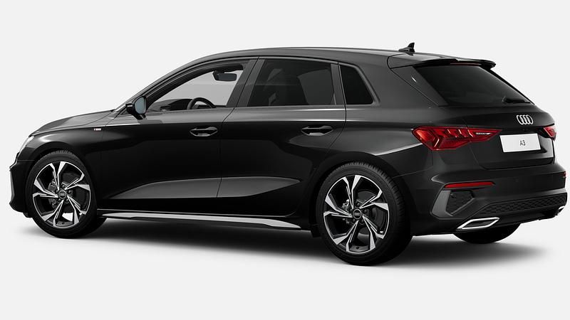 Usado Audi A3 S-Line 150 CV (110 kW) 2022 Negro Berlina