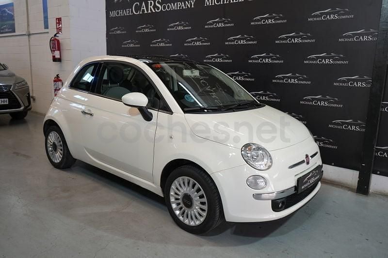 Usado Fiat 500 Lounge 69 CV (50 kW) 2012 Blanco Berlina