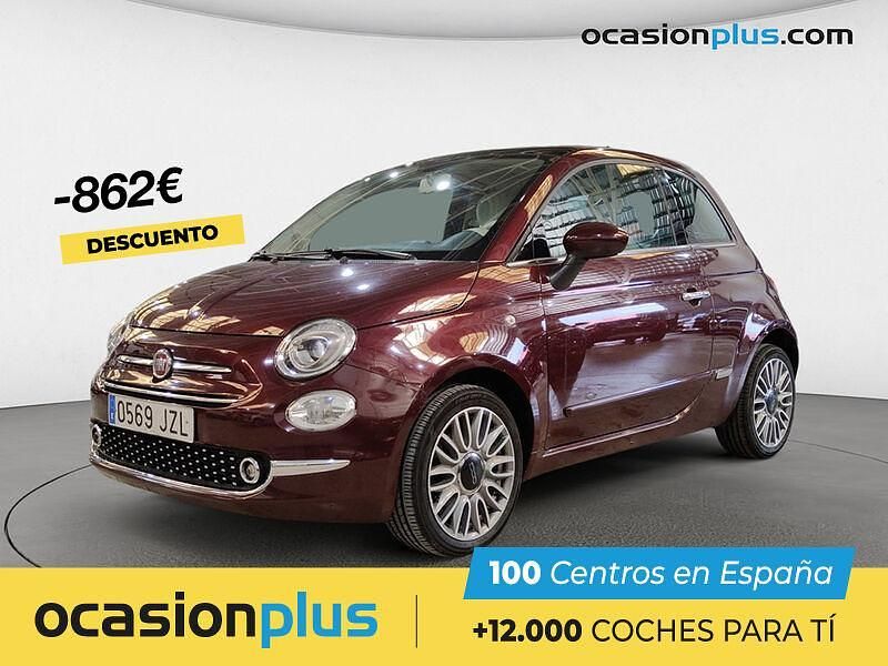 Rojo Usado 2017 Fiat 500 Lounge Utilitario | 9490 € (Caro) - Imagen 1/4