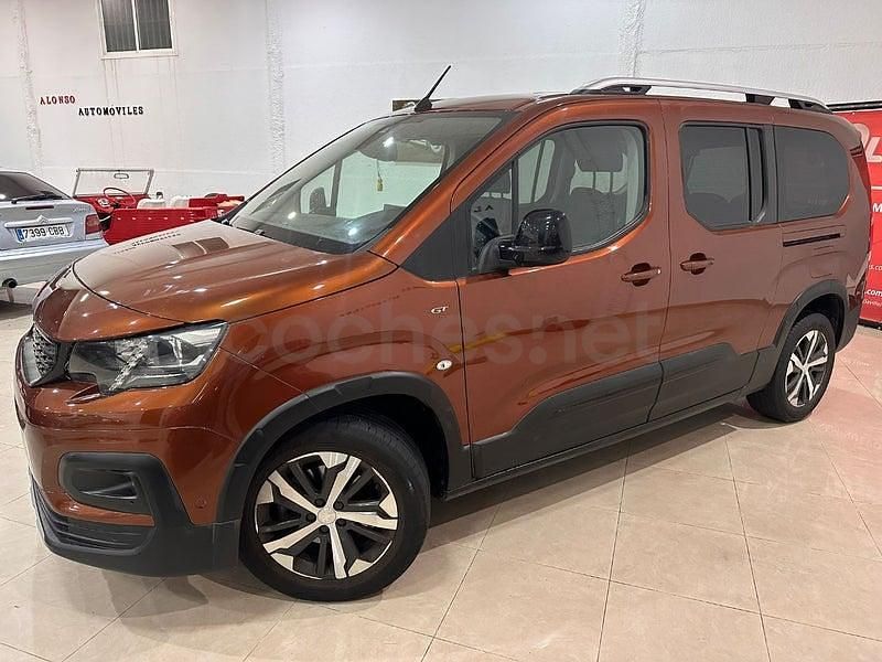 Usado Peugeot Rifter GT 130 CV (95 kW) 2021 Marrón Monovolumen