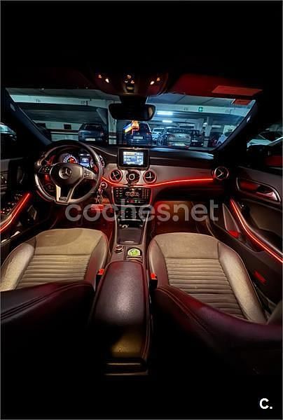 Usado Mercedes CLA220 AMG line 170 CV (125 kW) 2013 Naranja Berlina