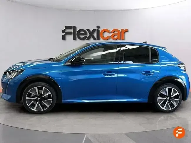 Usado Peugeot e-208 GT 100 kW (136 CV) 2020 Azul Utilitario