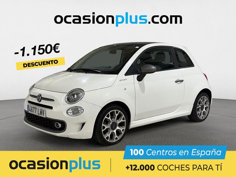 Blanco Usado 2022 Fiat 500 Sport Utilitario | 12.650 € (Caro) - Imagen 1/4