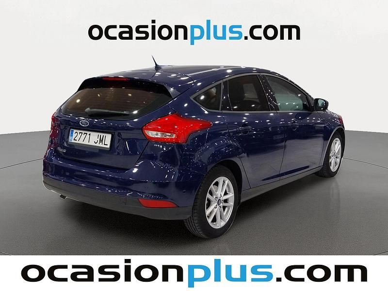 Usado Ford Focus Trend+ 120 CV (88 kW) 2016 Azul Utilitario