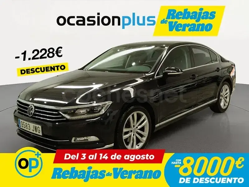 Usado VW Passat Sportline 150 CV (110 kW) 2017 Negro Berlina