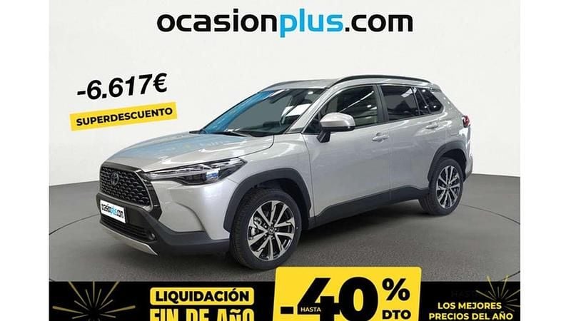 Plateado Usado 2024 Toyota Corolla Cross Plus SUV | 33.173 € (Precio justo) - Imagen 1/3