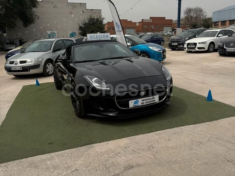 Negro Usado 2015 Jaguar F-Type S Descapotable | 37.999 € - Imagen 1/4