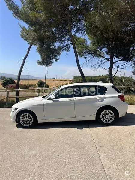 Usado BMW 116 136 CV (100 kW) 2014 Blanco Utilitario
