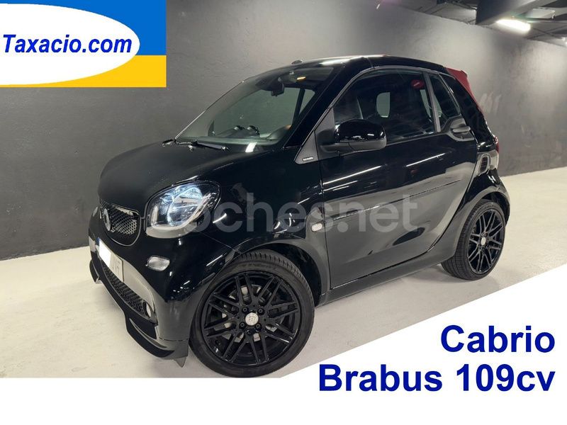 Negro Usado 2016 Smart ForTwo Cabrio Brabus Descapotable | 22.900 € (Buen precio) - Imagen 1/4