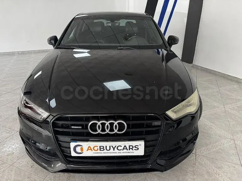 Usado Audi A3 190 CV (139 kW) 2016 Negro Berlina