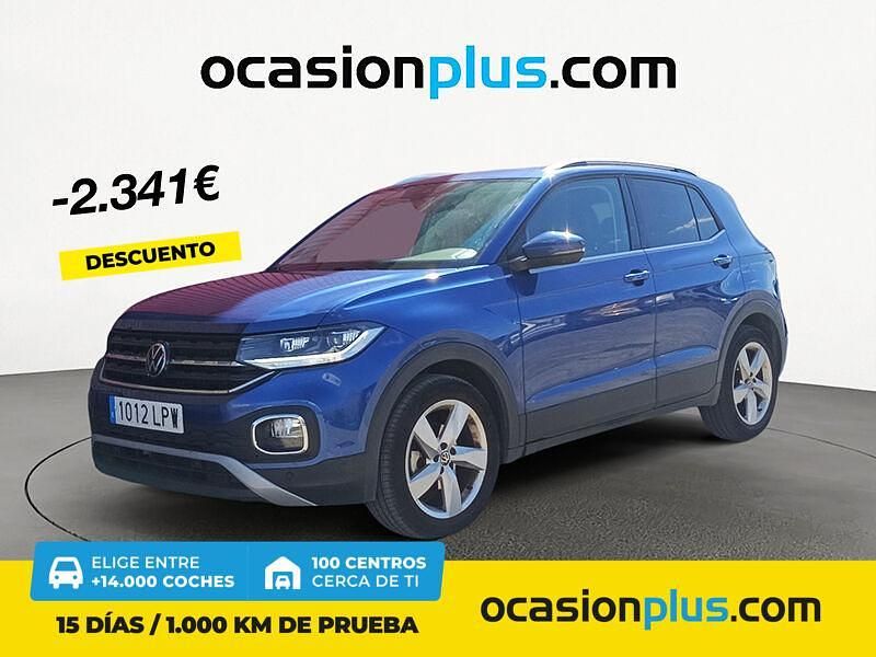 Azul Usado 2021 VW T-Cross Sportline SUV | 25.760 € (Caro) - Imagen 1/4