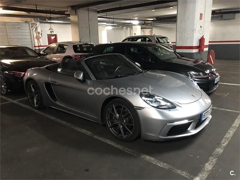 Usado Porsche 718 Boxster 300 CV (220 kW) 2017 Gris / plata Descapotable