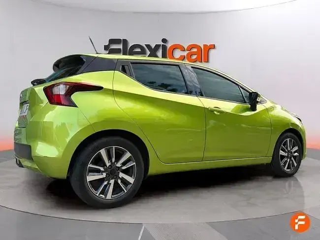 Usado Nissan Micra Acenta 71 CV (52 kW) 2018 Verde Utilitario