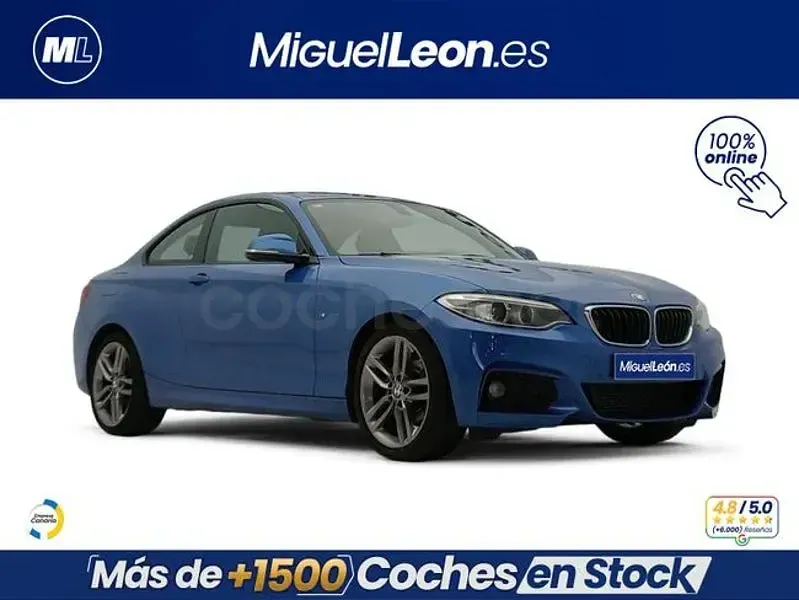 Usado BMW 218 Performance 150 CV (110 kW) 2017 Azul Coupe