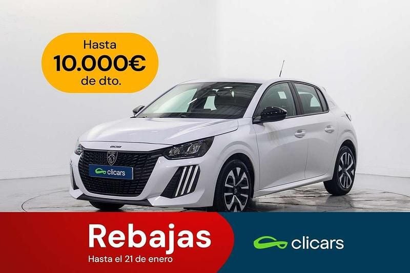 Blanco Usado 2024 Peugeot 208 Active Utilitario | 12.290 € (Buen precio) - Imagen 1/4