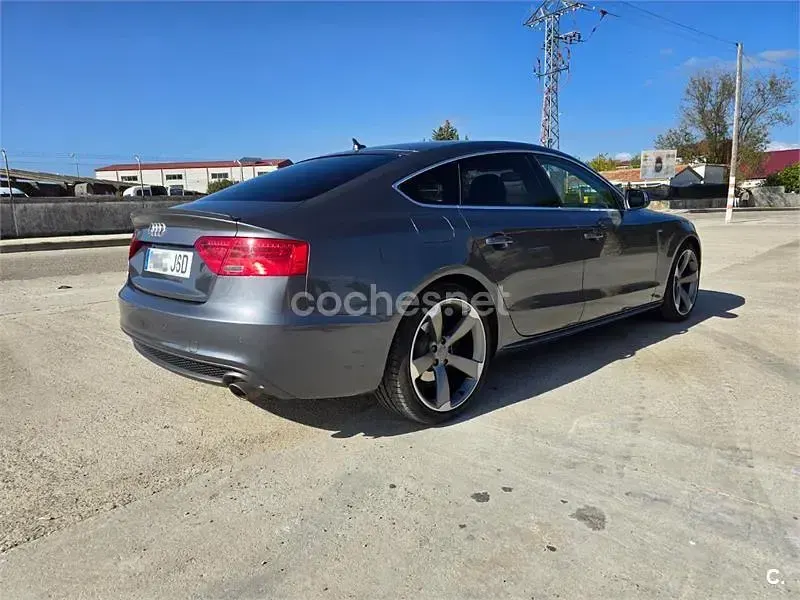 Usado Audi A5 Sportback S-Line 245 CV (180 kW) 2012 Gris / plata Utilitario