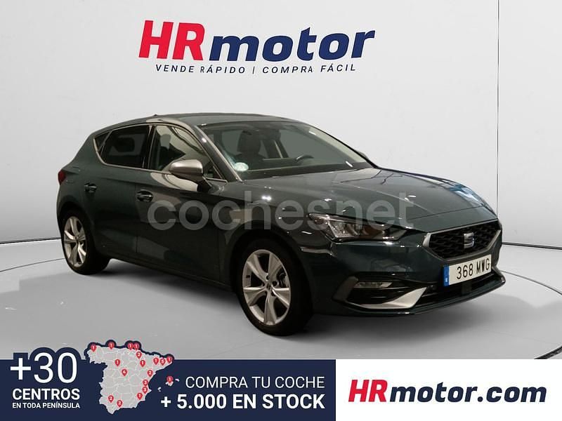 Azul Usado 2024 Seat Leon FR Berlina | 24.450 € (Precio justo) - Imagen 1/4